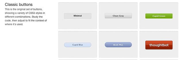 CSS3 buttons